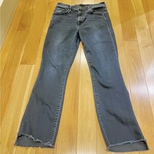 MOTHER Jeans The Insider Crop Step Fray - Night In Paris - Women’s Size 28x27